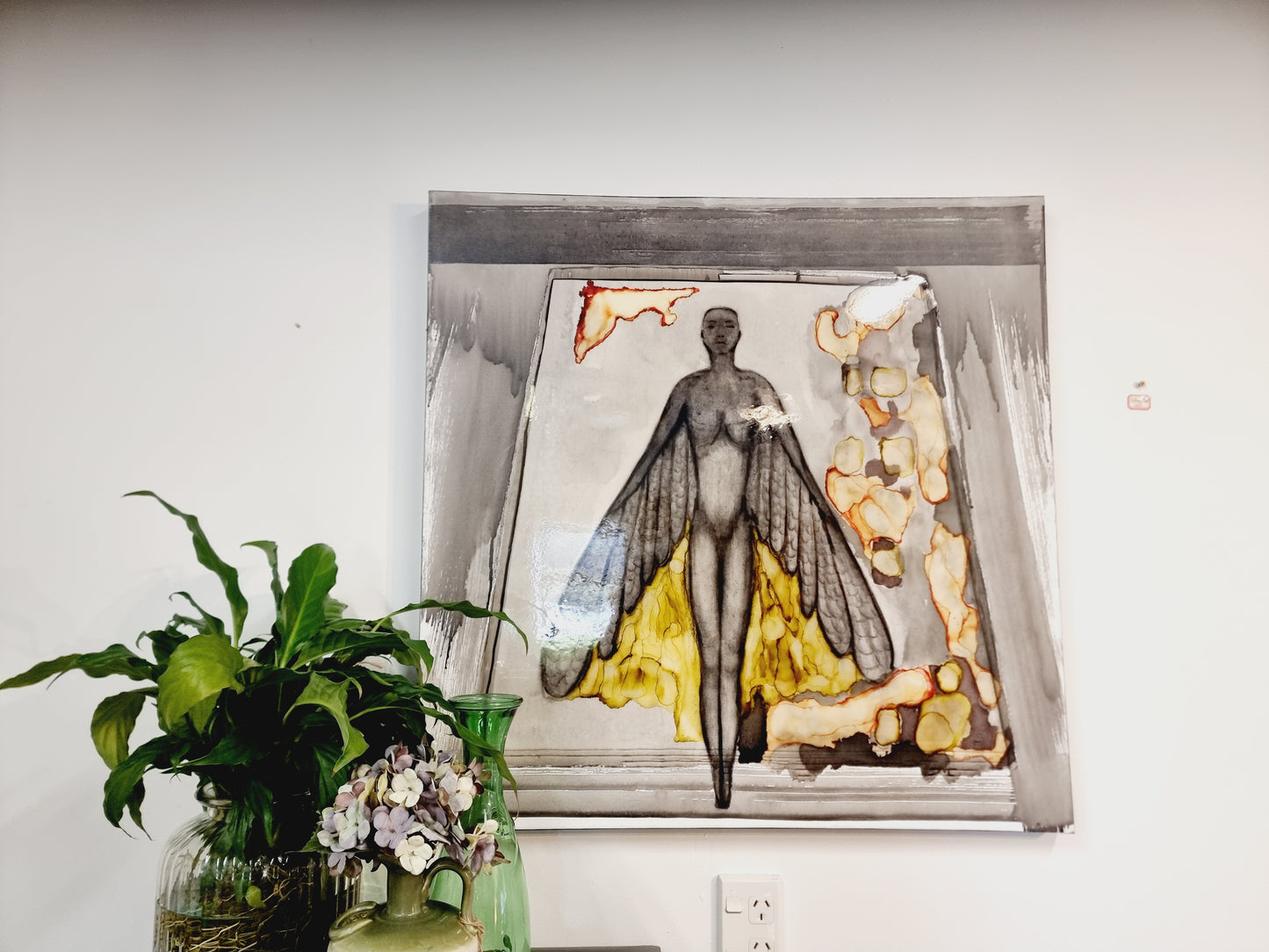 Canvas Painting 'GUARDIAN' - Paula Saunders