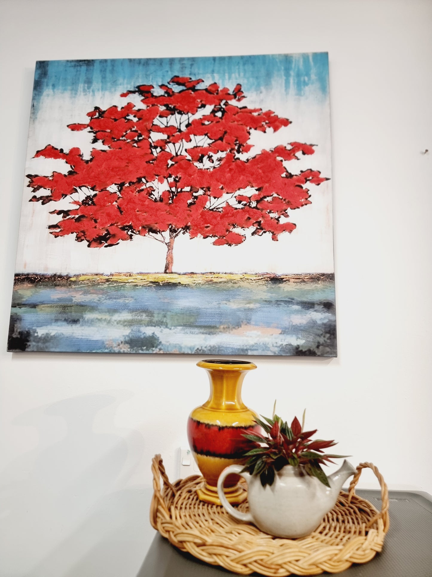 Red Tree of Empowerment Canvas