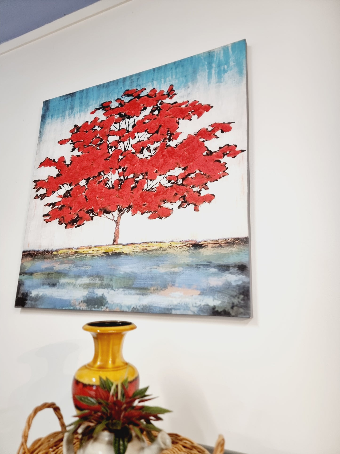 Red Tree of Empowerment Canvas