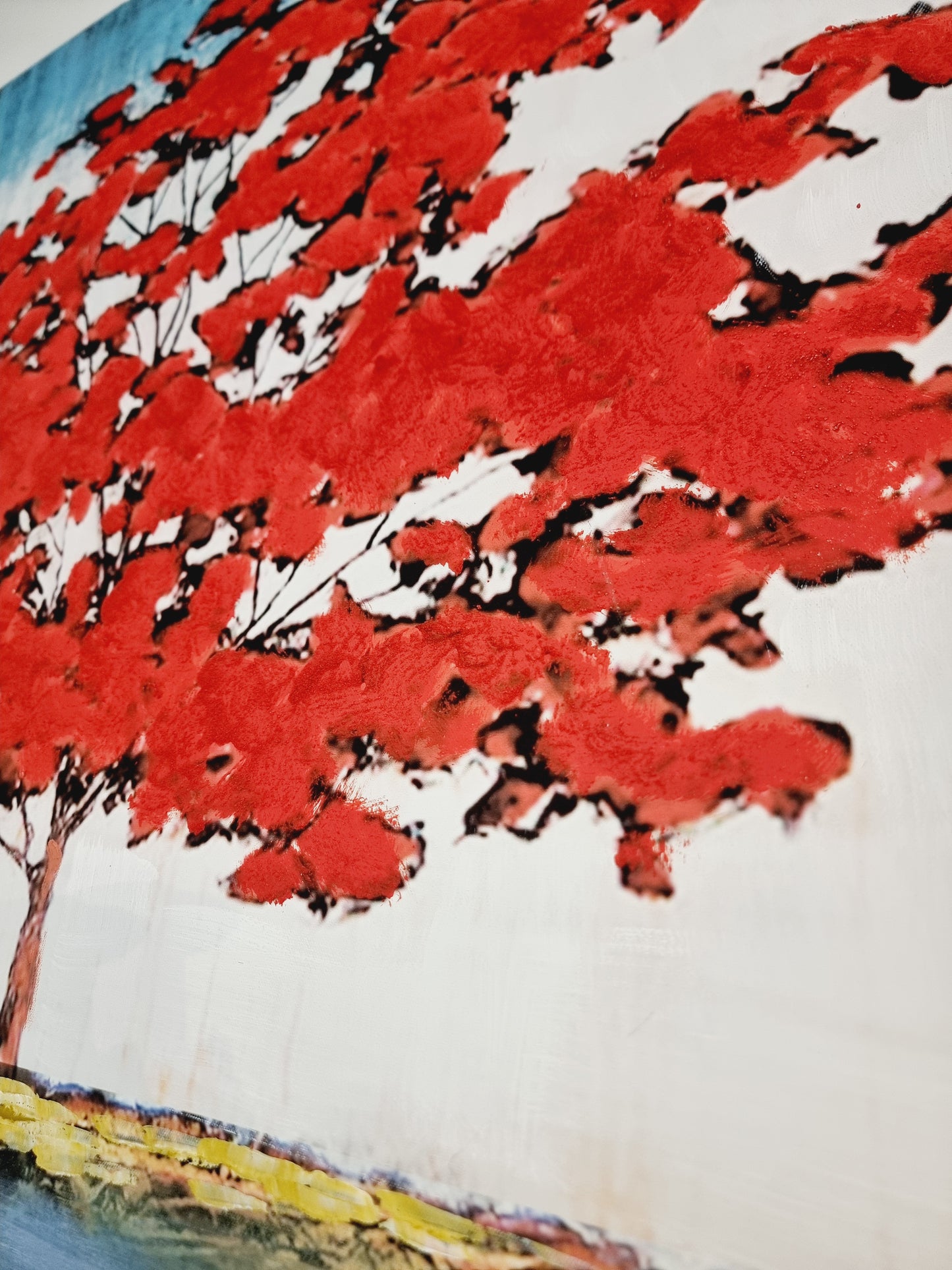 Red Tree of Empowerment Canvas