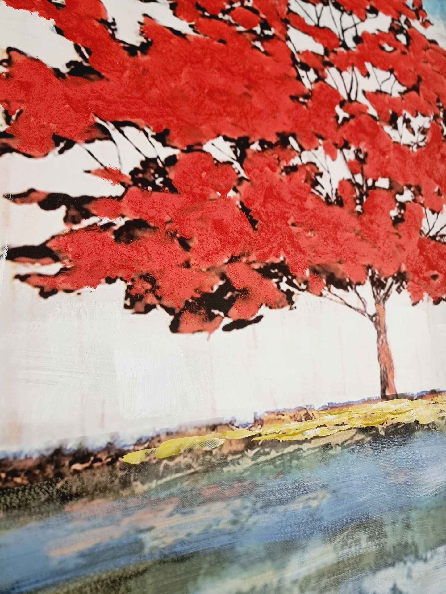 Red Tree of Empowerment Canvas