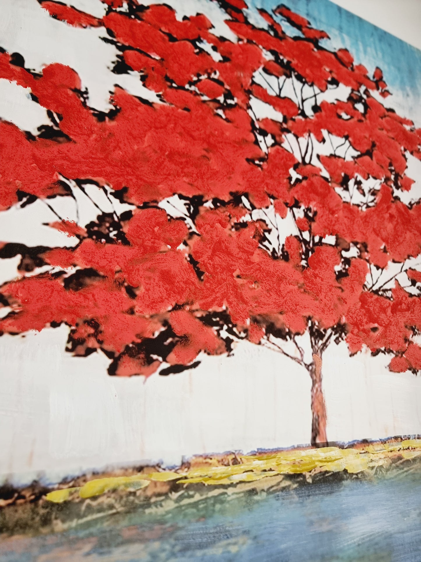 Red Tree of Empowerment Canvas