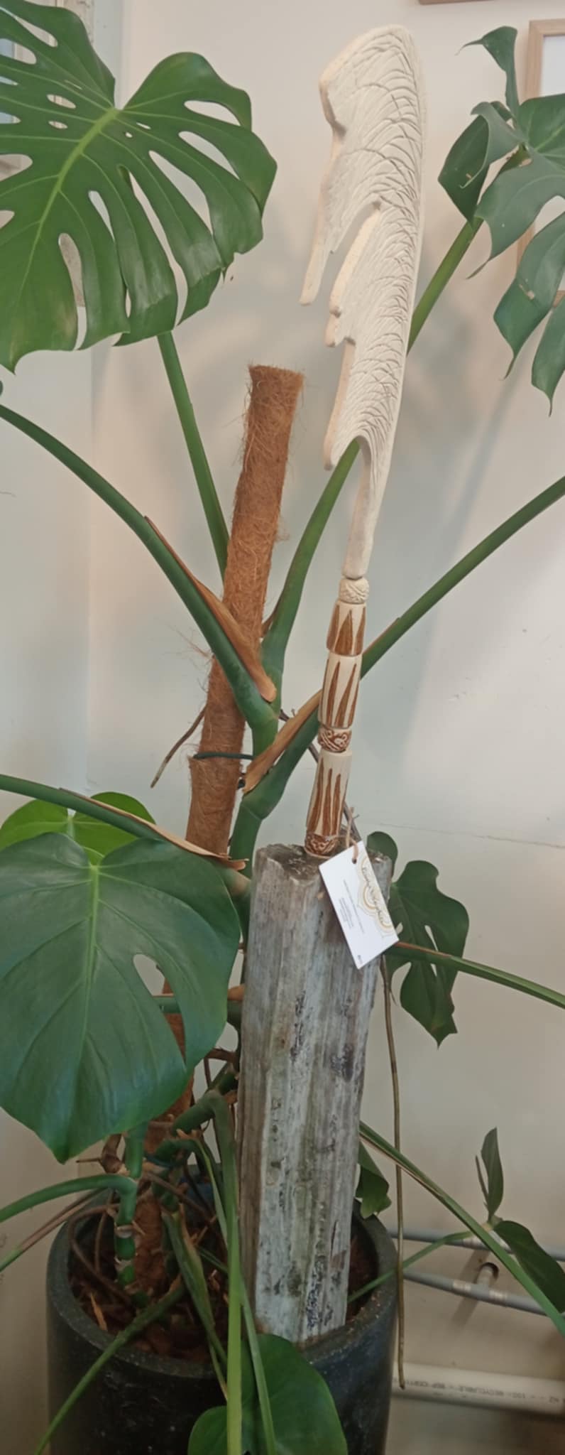 Aged Totara 'Toe-toe' Garden Totem- Paula Saunders