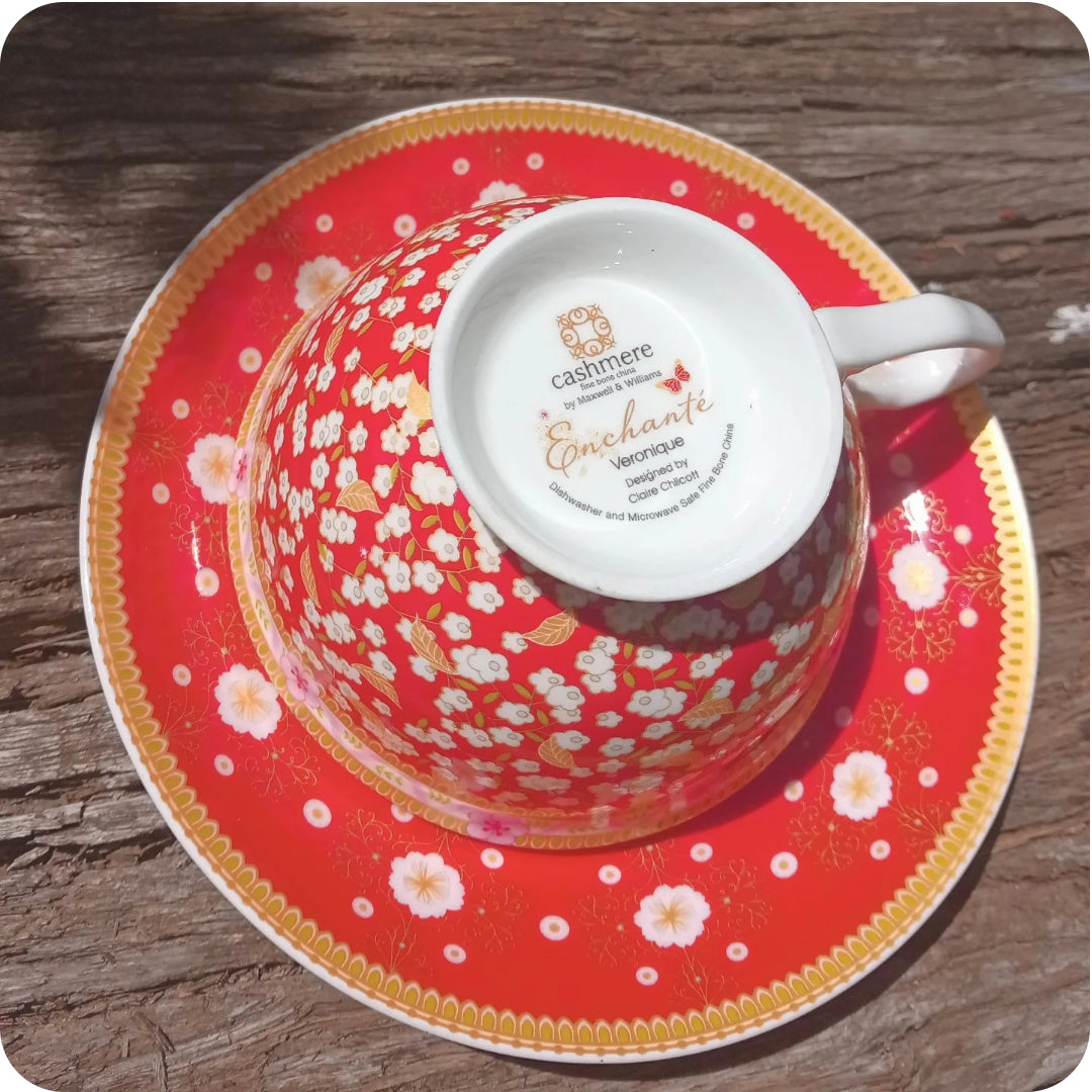 Ms Smith Style Hunter Veronique Maxwell and Williams Cashmere Enchante Cup and Saucer Gift Set