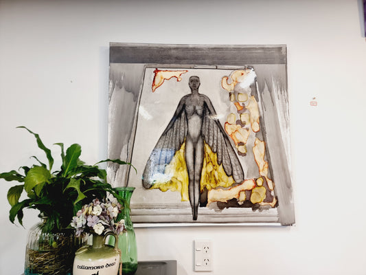Canvas Painting  'GUARDIAN' - Paula Saunders