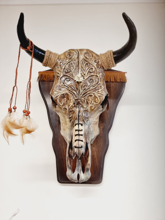 Cattle Skull Art Decor