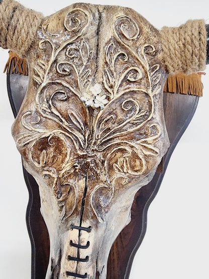 Cattle Skull Art Decor