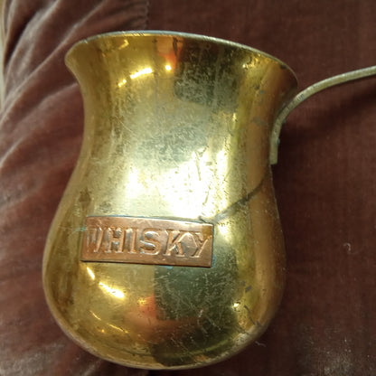 Vintage Brass Spirit Measure Ladels - Whiskey, Brandy, Rum