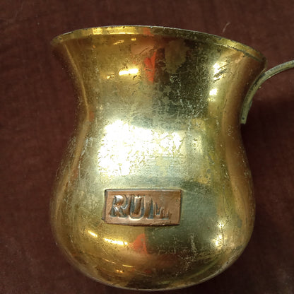 Vintage Brass Spirit Measure Ladels - Whiskey, Brandy, Rum