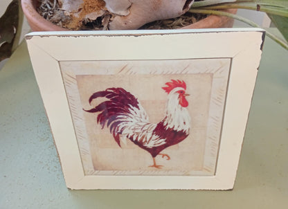 Vintage tile - Coq