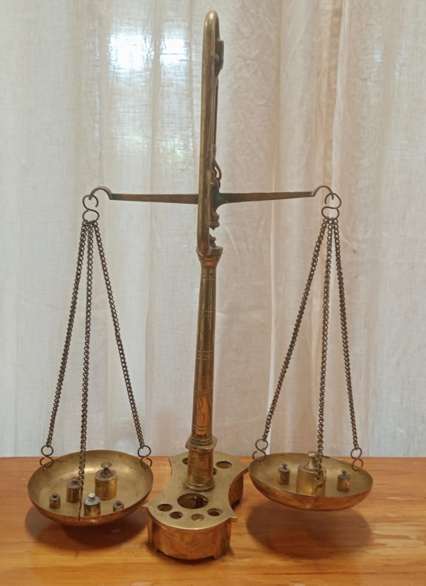 "Rare" Antique Trebuchet Precision Scales