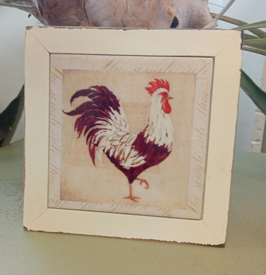 Vintage tile - Coq
