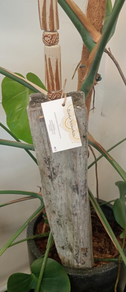 Aged Totara 'Toe-toe' Garden Totem- Paula Saunders
