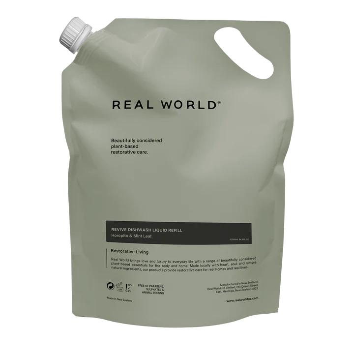 Revive Dishwash Liquid Horopito & Mint Leaf Refill Pouch Size: 2500ml