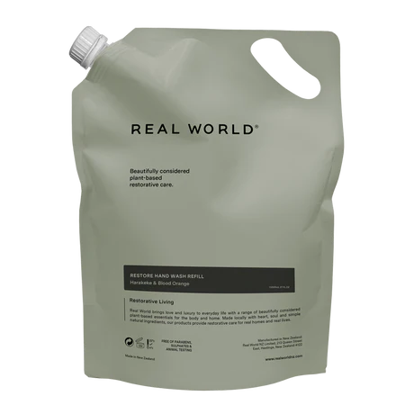 Restore Hand Wash Harakeke & Blood Orange Refill Pouch Size: 2500ml